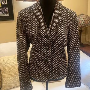 Women’s Bernard Zins Jacket/ Blazer so 16 black and pink